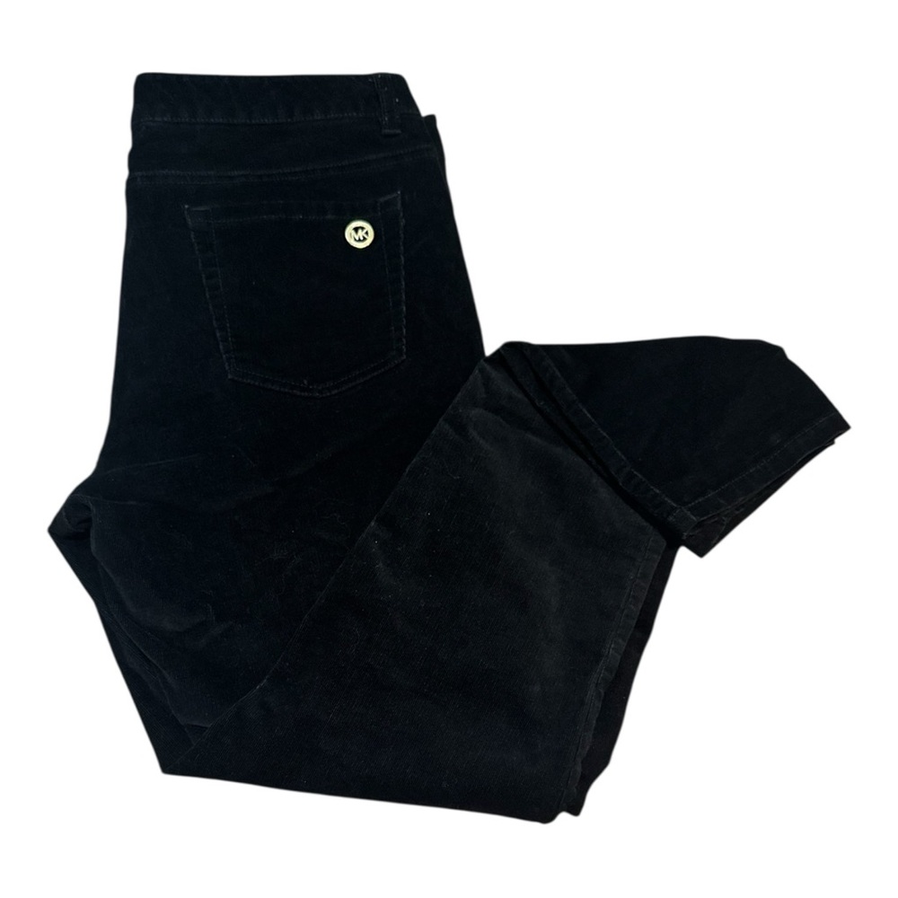 Michael Kors Women’s 12 Skinny Black Corduroy Pants